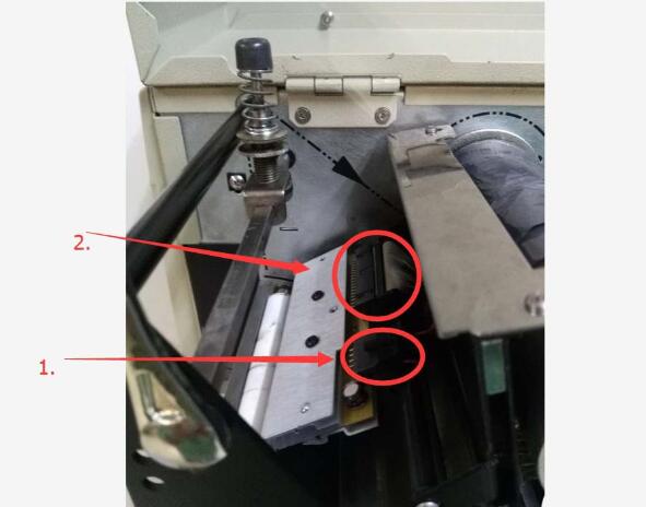 斑馬標(biāo)簽打印機(jī)打印頭更換